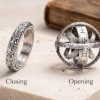 Astronomical Sphere Ring – Celestial Fidget Jewelry, Gold Silver Finishes (Gift for Him/Her)